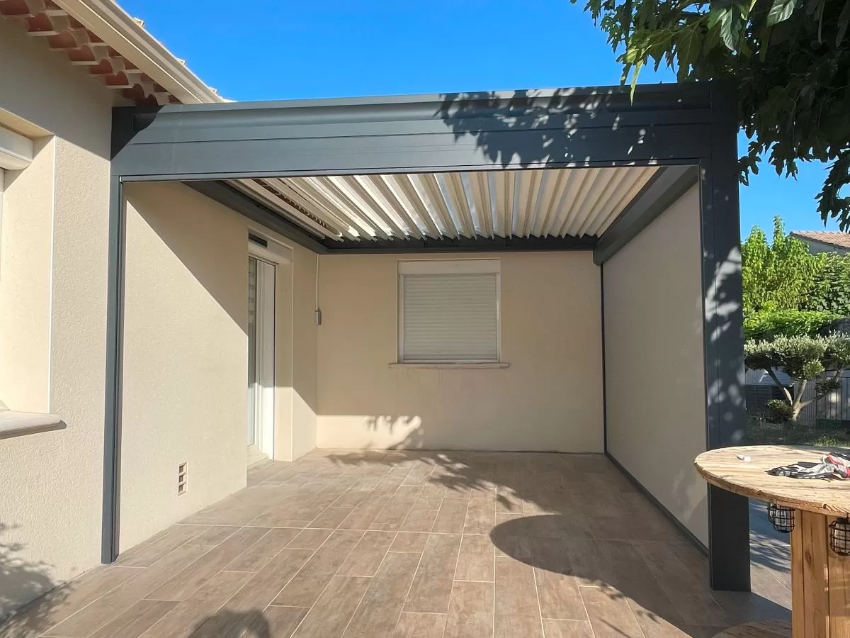 Pergola bioclimatique Drôme