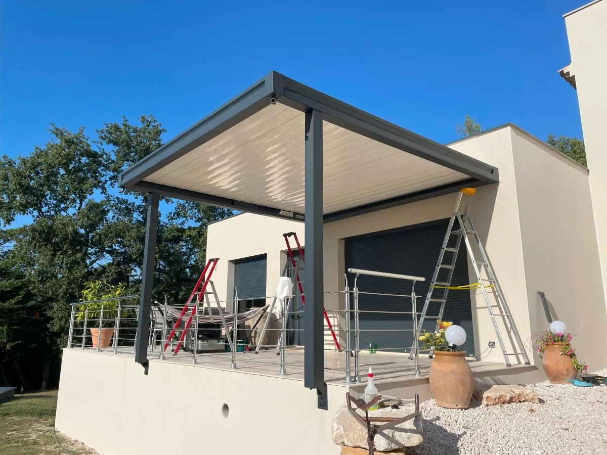 installation pergola pierrelatte