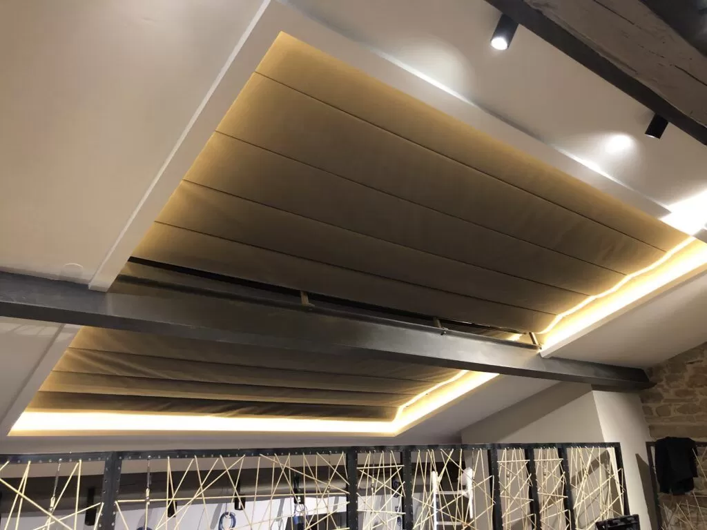 Puit de lumière avec store fermé