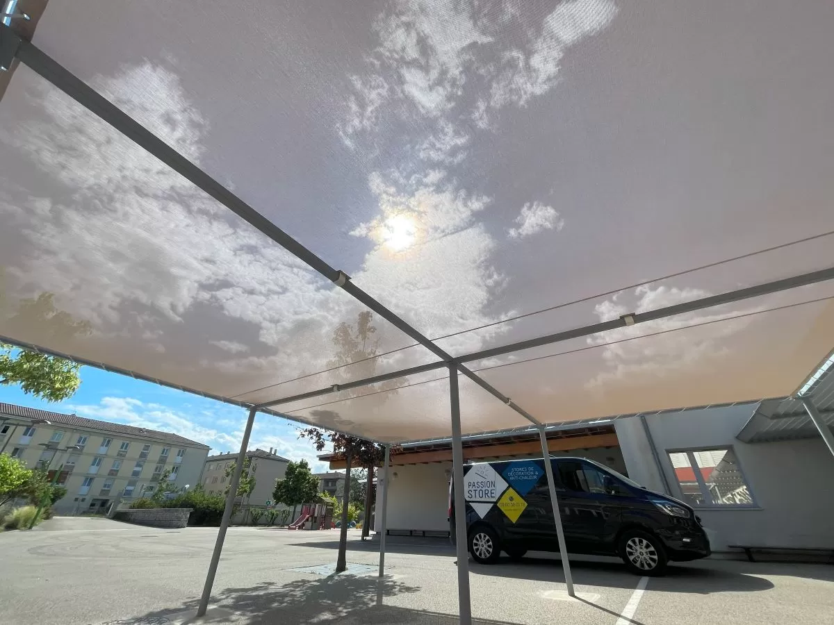 Solutions pour zones d'ombres cour de récréation