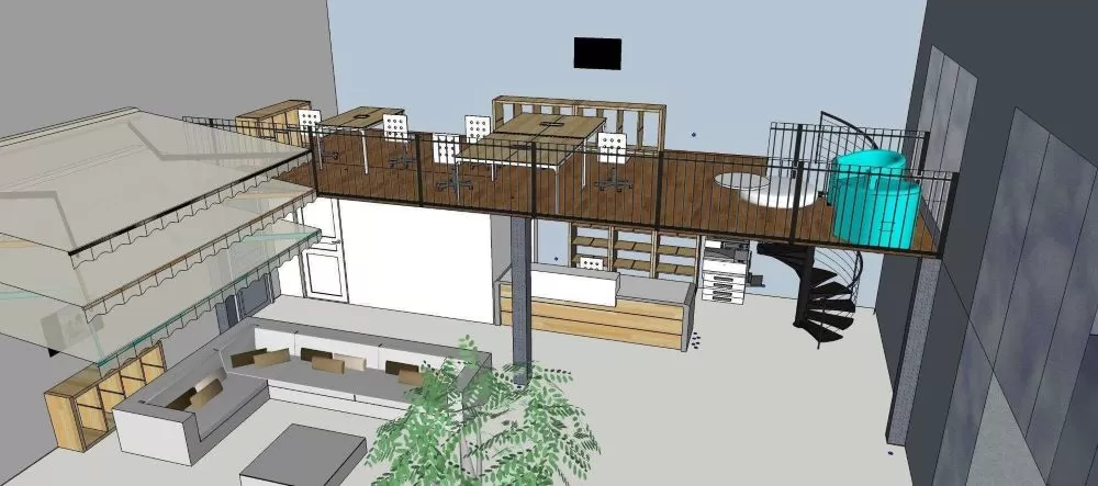 Modélisation SketchUp Passion Store