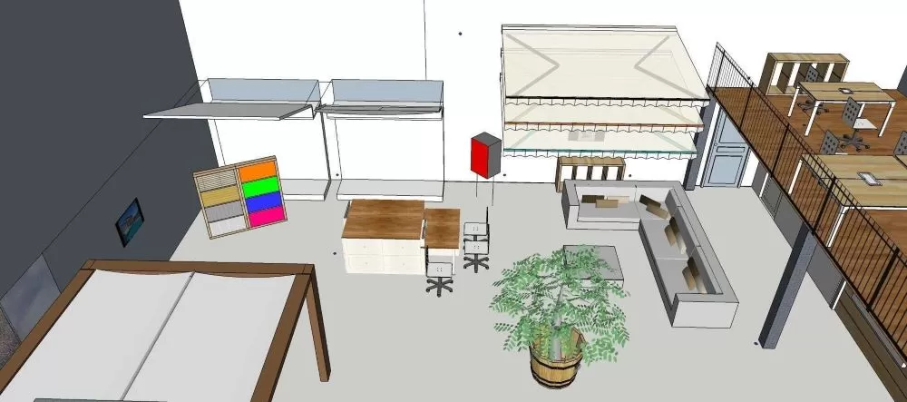 Modélisation SketchUp Passion Store