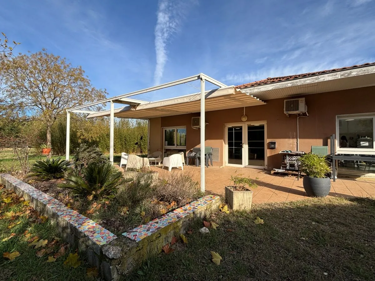 Velum sur câble pergola